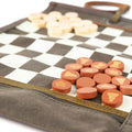 Juego de damas de viaje