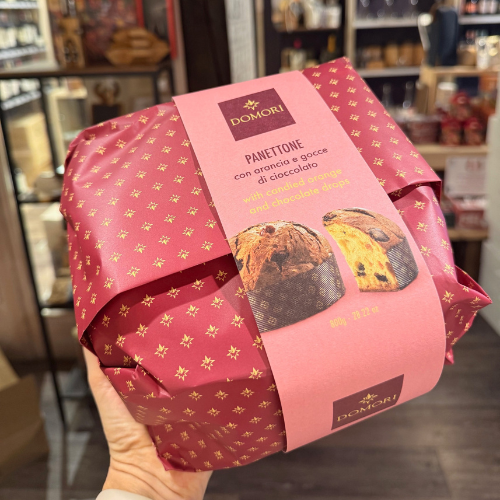 Panettone Domori con naranja y gotas de chocolate 800 g