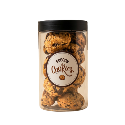 Tub de galletas de chocolate negro — Fogony Gourmet