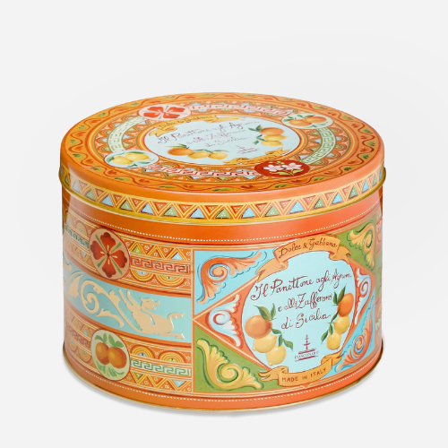 Panettone con cítricos y azafrán de Sicilia Dolce &amp; Gabbana (1kg)