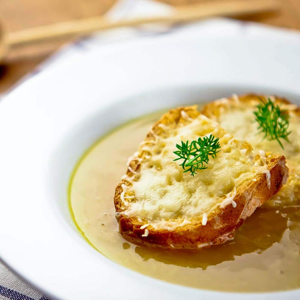 Sopa de cebolla - Eth Cerer der Urtau