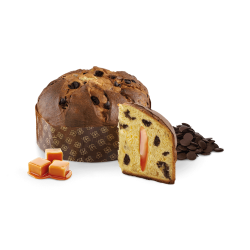 Panettone NeroSale Loison — chocolate y caramelo salado 600 g