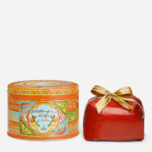 Panettone con cítricos y azafrán de Sicilia Dolce &amp; Gabbana (1kg)