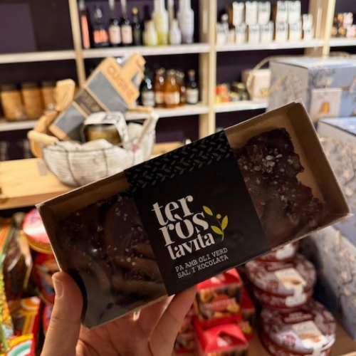 Terròs d’oli i xocolata — Pan tostado con aceite y chocolate artesano 250g