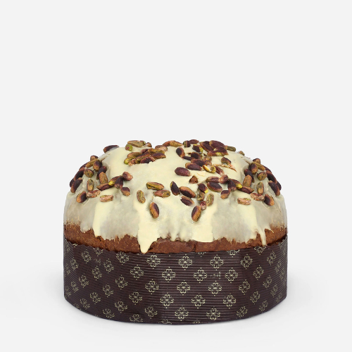 Panettone de pistacho siciliano con crema suave de pistacho verde – Dolce &amp; Gabbana (600gr)