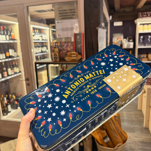 Lata de Biscotti Antonio Mattei — Edición Navidad (750 g)