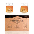 SET DE  2 VASOS TOPOGRÁFICOS PARA SHOT