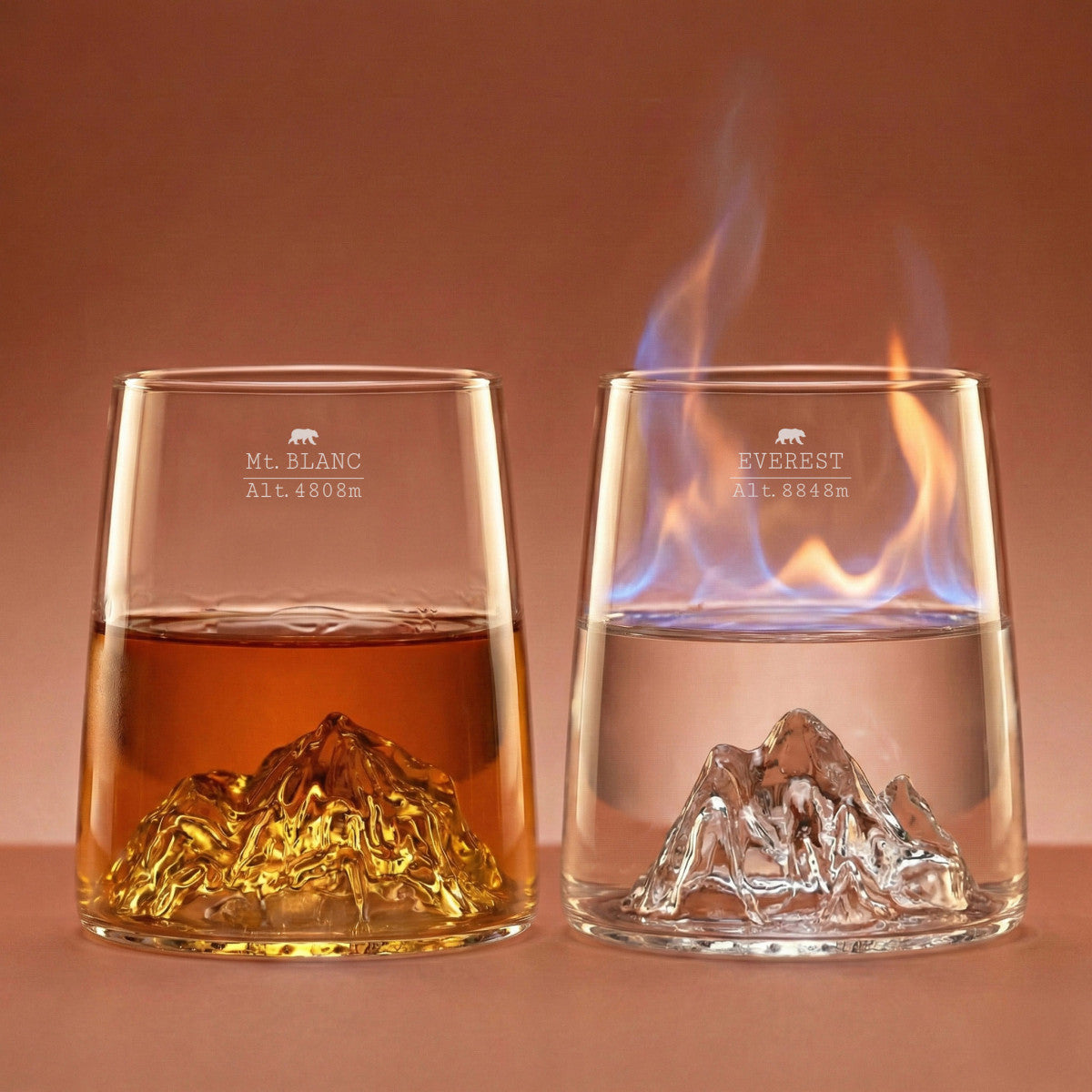 SET DE  2 VASOS TOPOGRÁFICOS PARA SHOT
