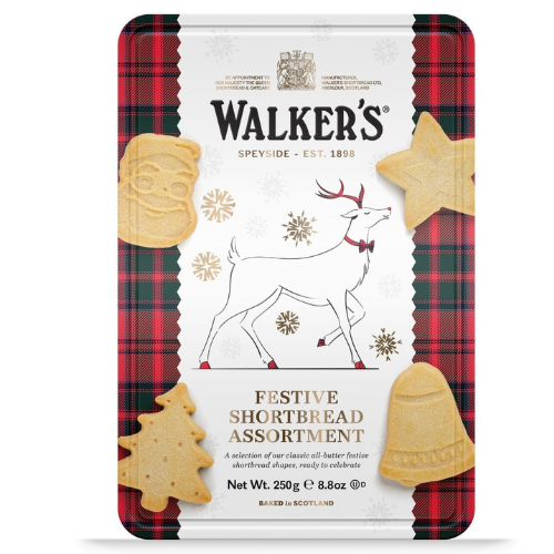 SURTIDO DE GALLETAS WALKERS NAVIDAD 18unidades