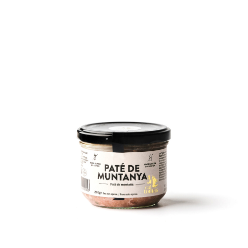 Paté de montaña (bote cristal 260 g) Cal Tomas