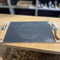 Tabla de pizarra para queso