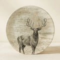 Plato llano de porcelana 26 cm ciervo LACHAT