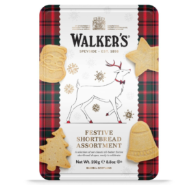 SURTIDO DE GALLETAS WALKERS NAVIDAD 18unidades