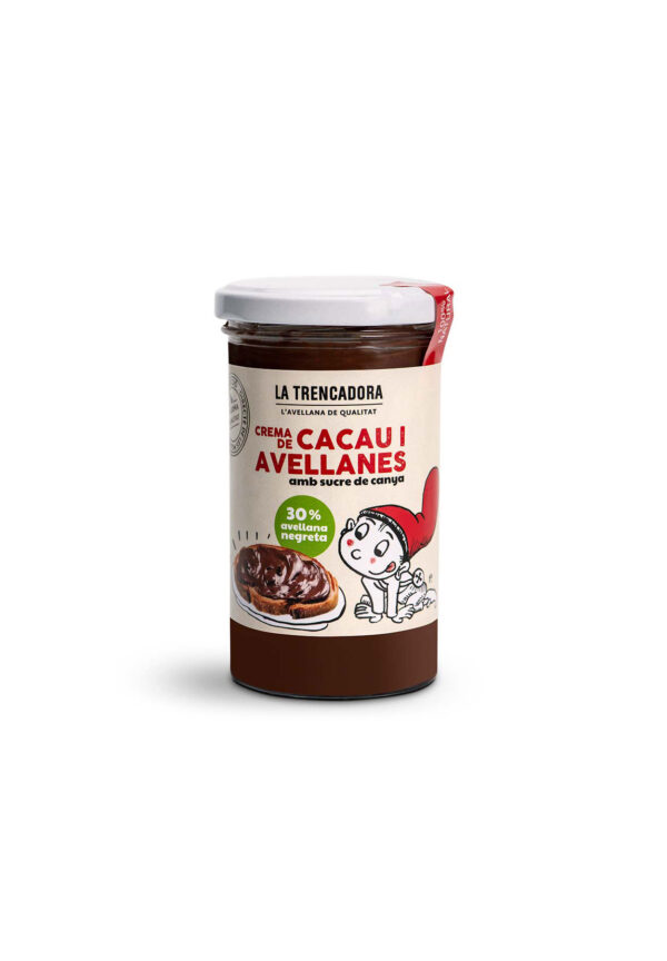 Crema de cacao i avellanas la Trencadora